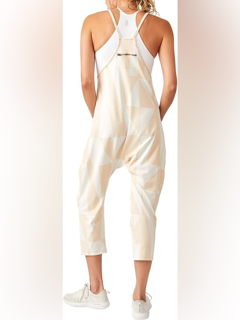 Free People RARE Hot Shot Onesie | Printed Yellow and White NWT
